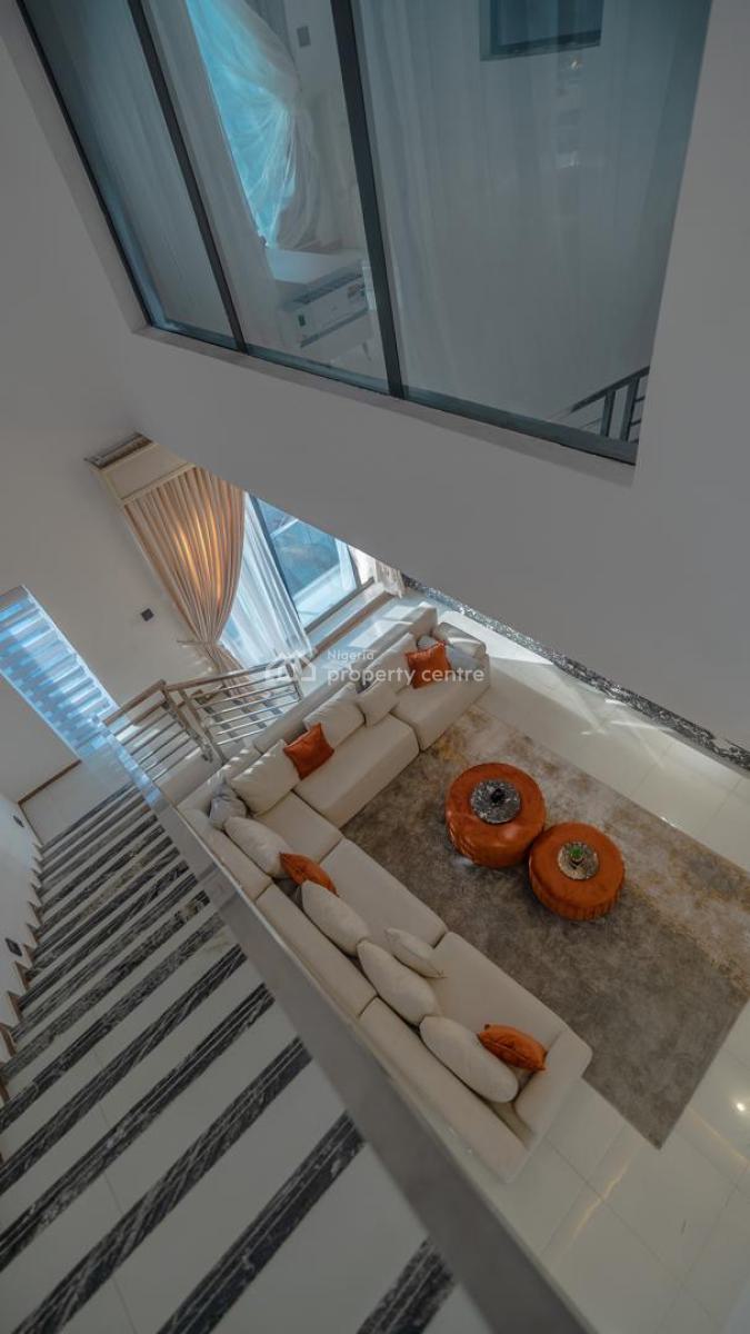4bed Downtown House Fully Furnished, Meadow Hall Road, Ikate, Lekki, Lagos, Terraced Duplex for Rent