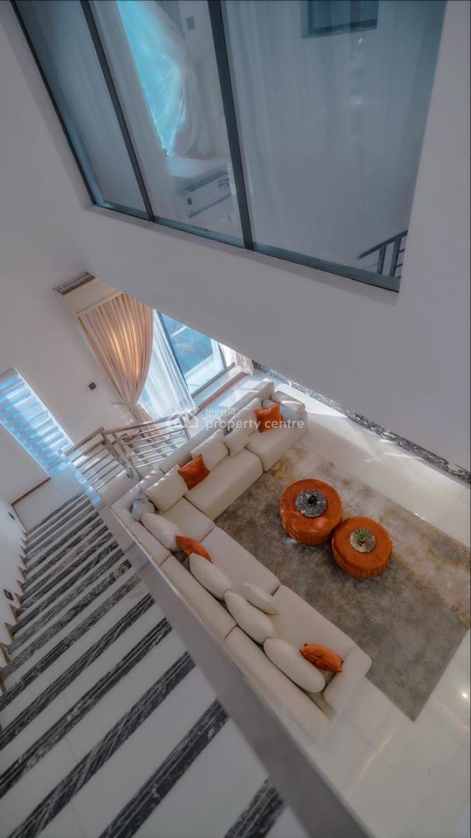 4bed Downtown House Fully Furnished, Meadow Hall Road, Ikate, Lekki, Lagos, Terraced Duplex for Rent