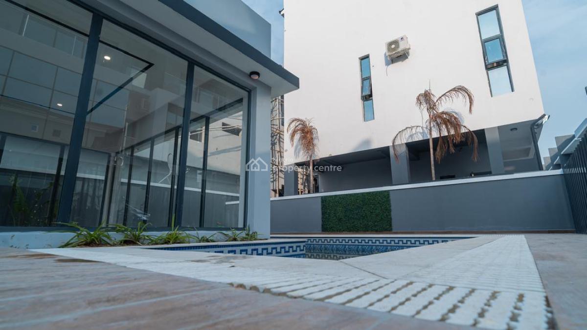 4bed Downtown House Fully Furnished, Meadow Hall Road, Ikate, Lekki, Lagos, Terraced Duplex for Rent