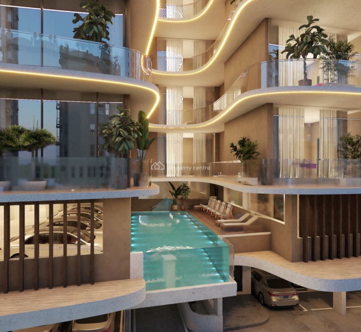 Luxury Miniflat + Swimming Pool, Elevator Etc, Victoria Island (vi), Lagos, Mini Flat (room and Parlour) for Sale