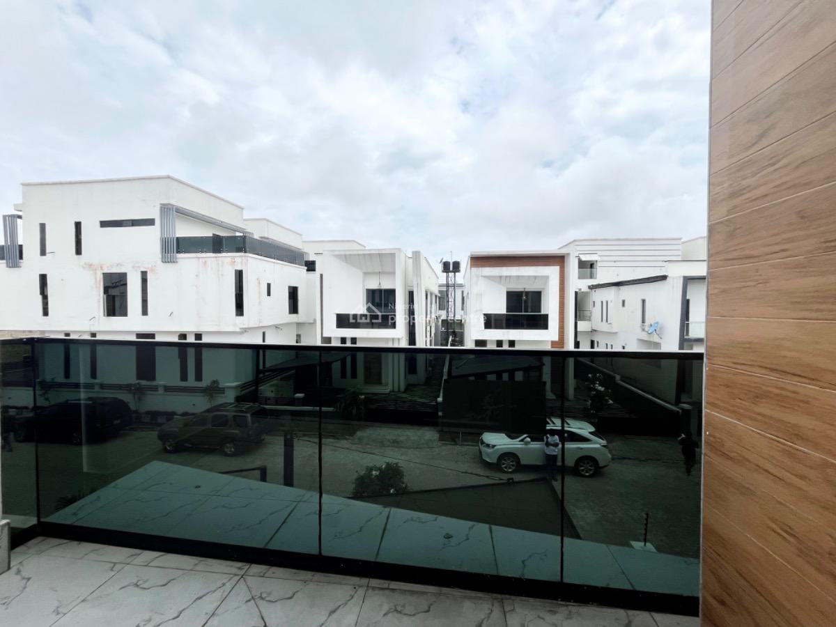 Charming 3-bedroom Semi-detached Duplex with Bq -- Chevron Axis, Chevron, Lekki, Lagos, Semi-detached Duplex for Rent