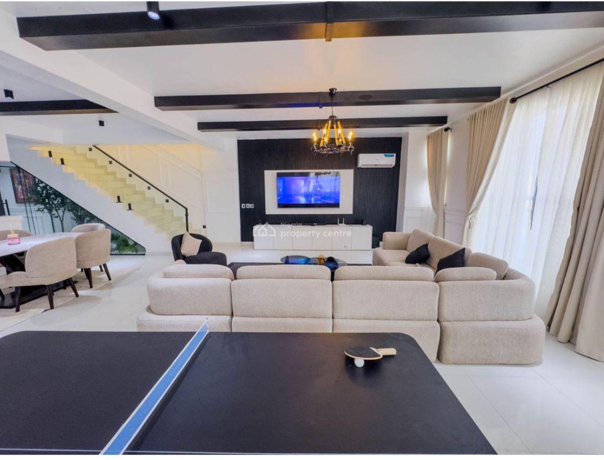 Fully Furnished Three Bedroom Maisonette, Off Freedom Way, Lekki Phase 1, Lekki, Lagos, Block of Flats for Sale