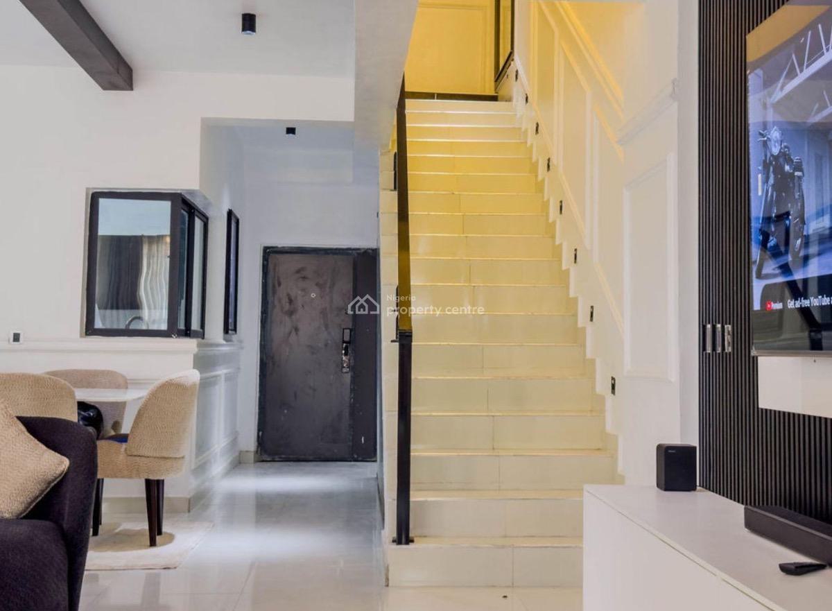 Fully Furnished Three Bedroom Maisonette, Off Freedom Way, Lekki Phase 1, Lekki, Lagos, Block of Flats for Sale