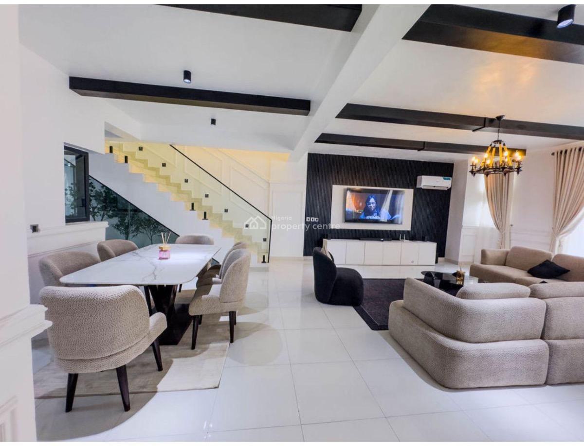 Fully Furnished Three Bedroom Maisonette, Off Freedom Way, Lekki Phase 1, Lekki, Lagos, Block of Flats for Sale
