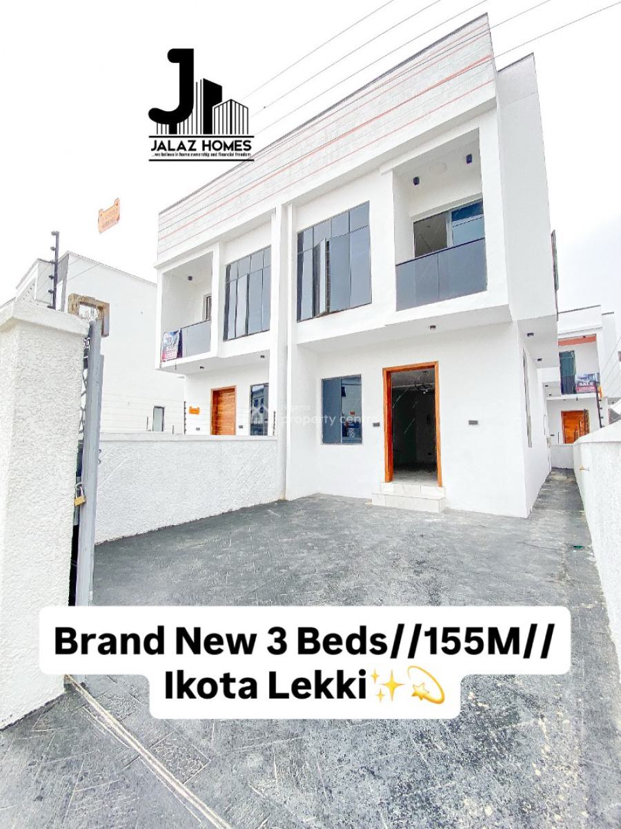 Brand New 3 Bedroom Semi Detached Home with a Bq, Ikota, Lekki, Lagos, House for Sale