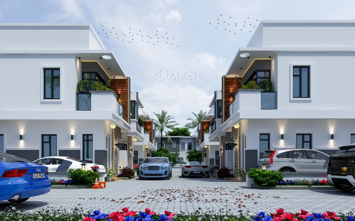 Luxury 3 Bed Semi-detached Duplex with Bq (waterfront), Orchid Road, Lekki, Lagos, Semi-detached Duplex for Sale