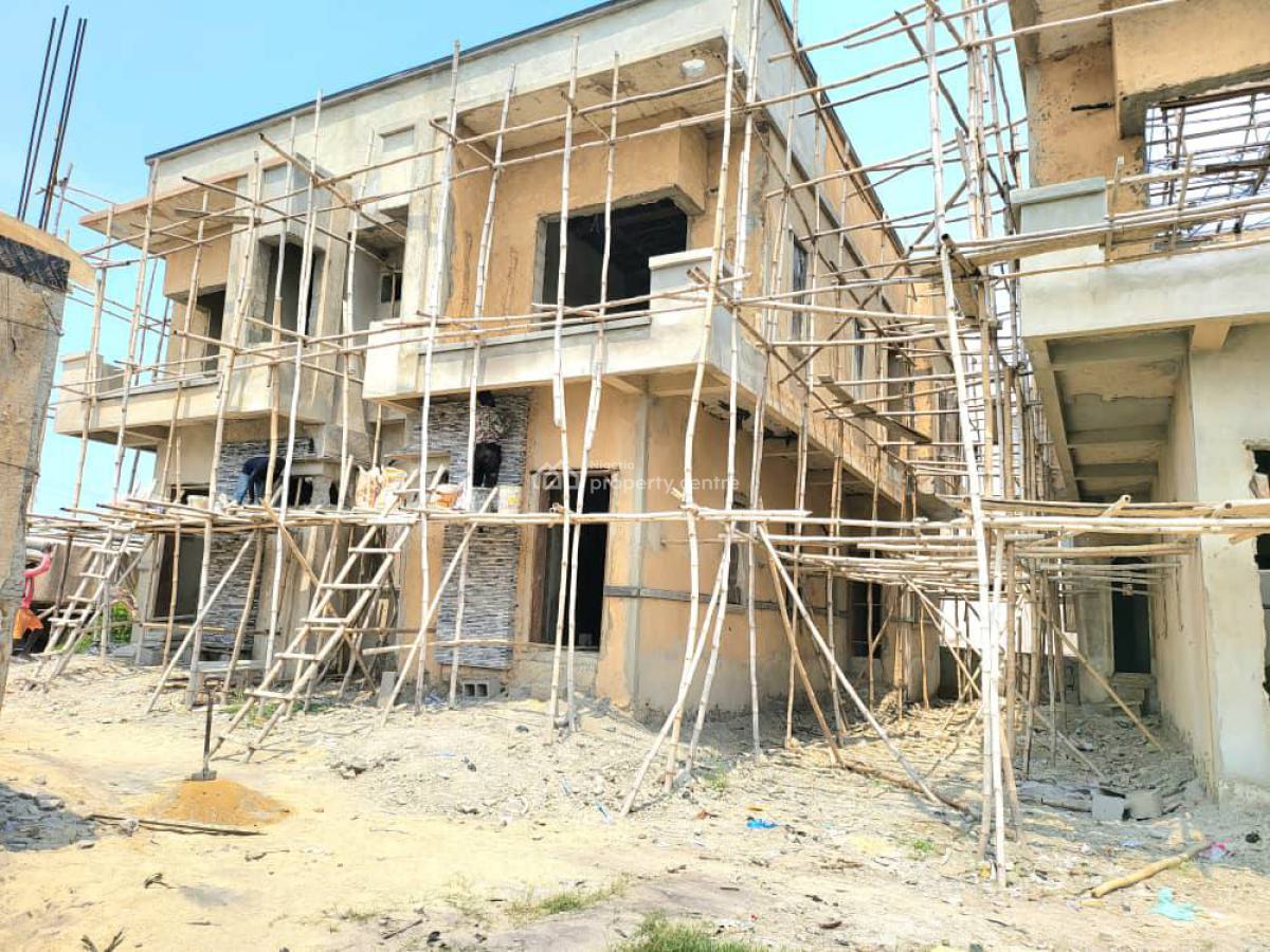 Luxury 3 Bedroom Semi-detached Duplex with Bq (waterfront), Living Spring Estate, Orchid Road, Lekki, Lagos, Semi-detached Duplex for Sale