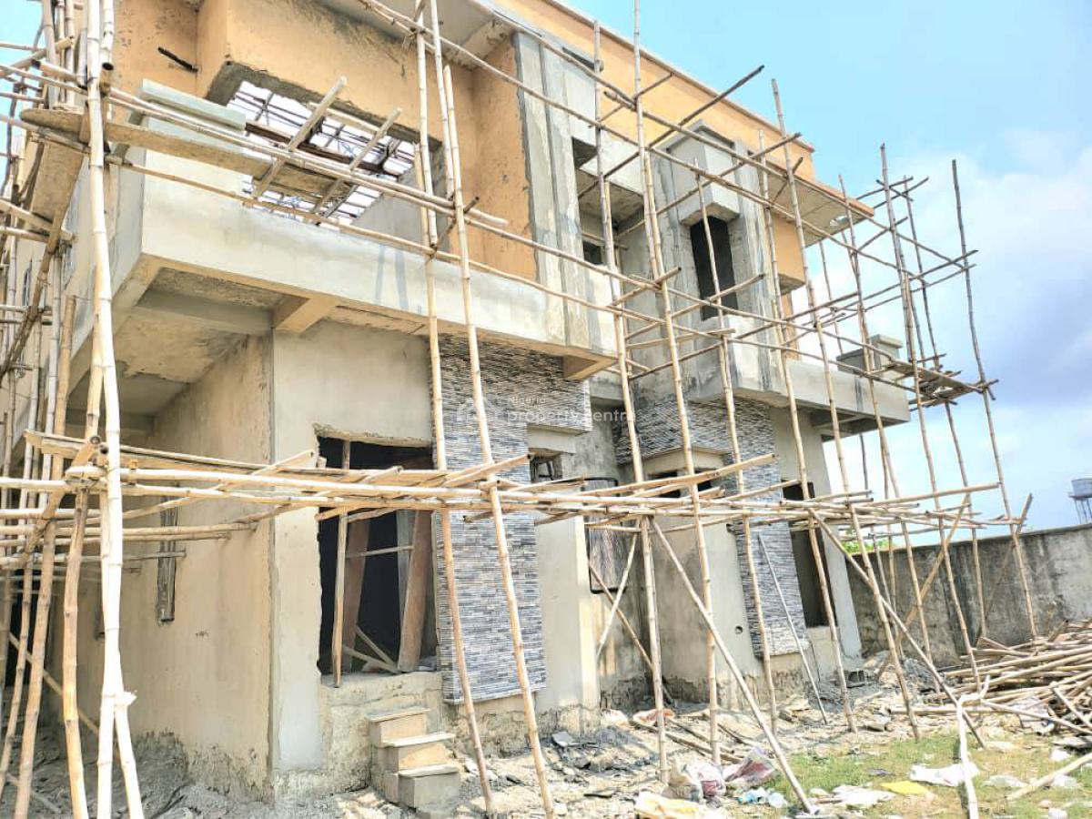 Luxury 3 Bedroom Semi-detached Duplex with Bq (waterfront), Living Spring Estate, Orchid Road, Lekki, Lagos, Semi-detached Duplex for Sale