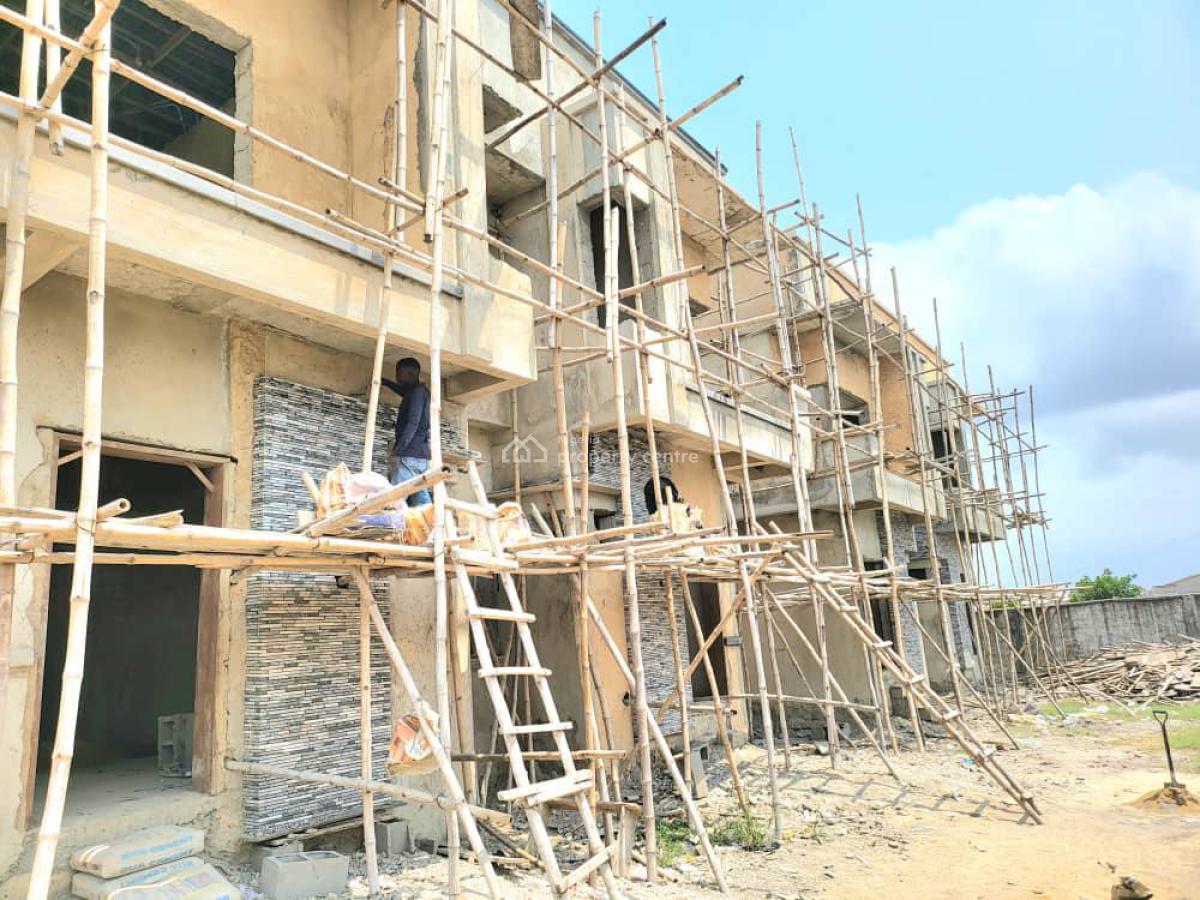 Luxury 3 Bedroom Semi-detached Duplex with Bq (waterfront), Living Spring Estate, Orchid Road, Lekki, Lagos, Semi-detached Duplex for Sale
