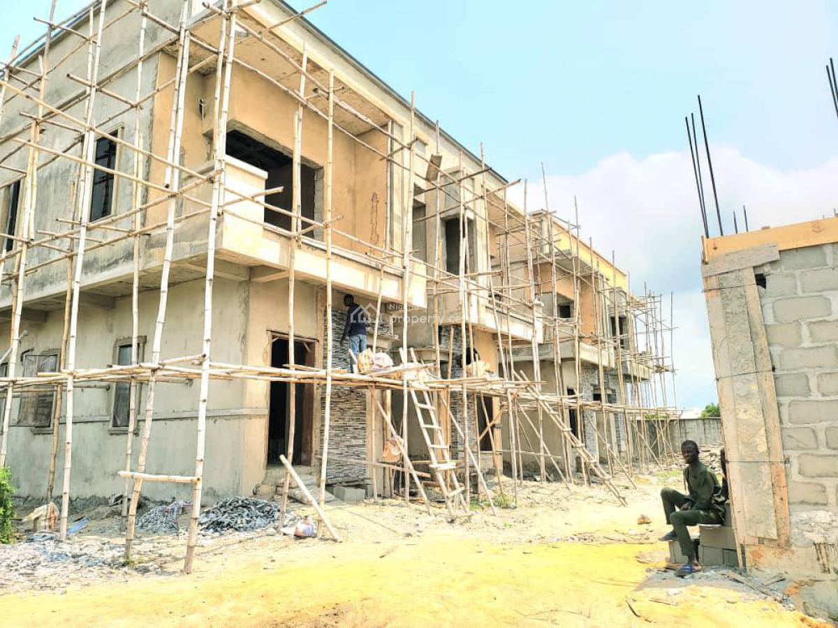 Luxury 3 Bedroom Semi-detached Duplex with Bq (waterfront), Living Spring Estate, Orchid Road, Lekki, Lagos, Semi-detached Duplex for Sale