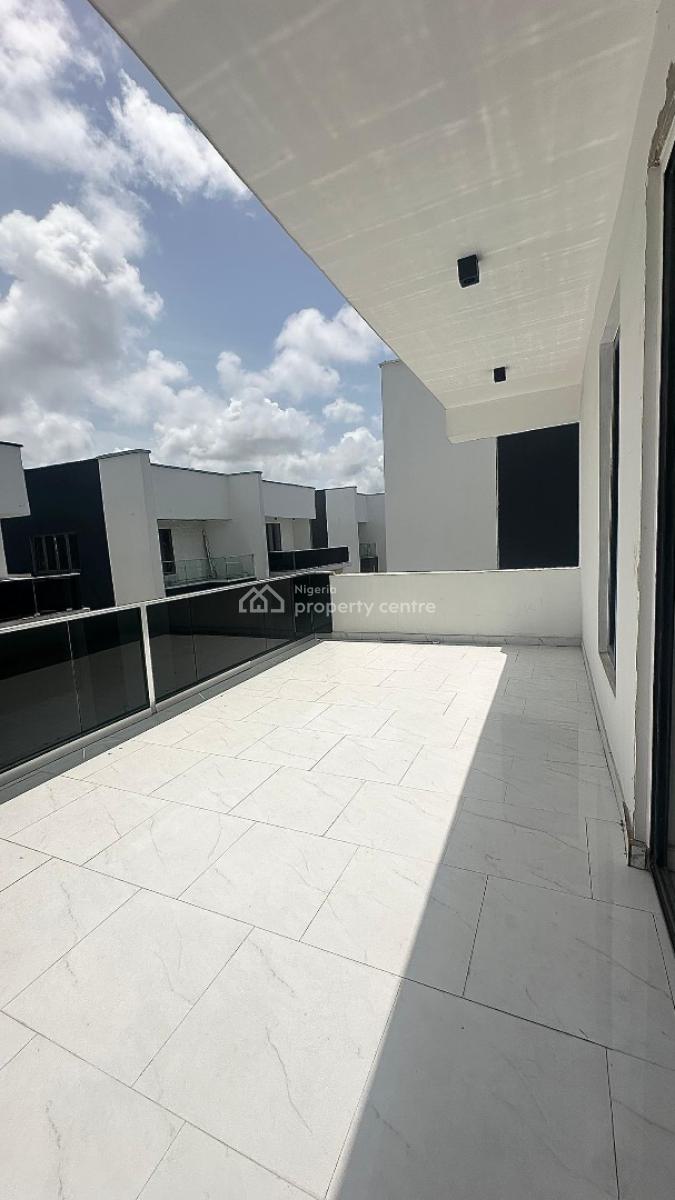 Contemporary 4-bedroom Detached Duplex with Bq & Mini Estate Pool, Chevron, Lekki, Lagos, Detached Duplex for Sale