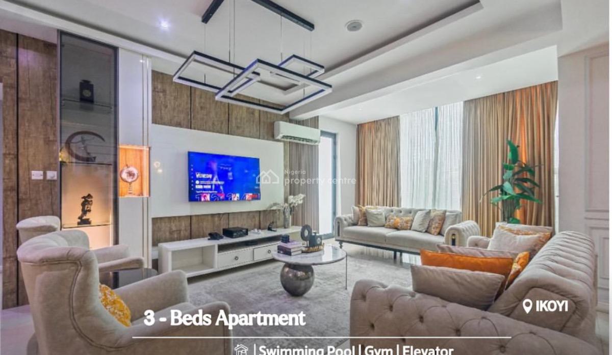 Exquisite 3 Bedroom Apartment, Ikoyi, Ikoyi, Lagos, Flat / Apartment for Sale