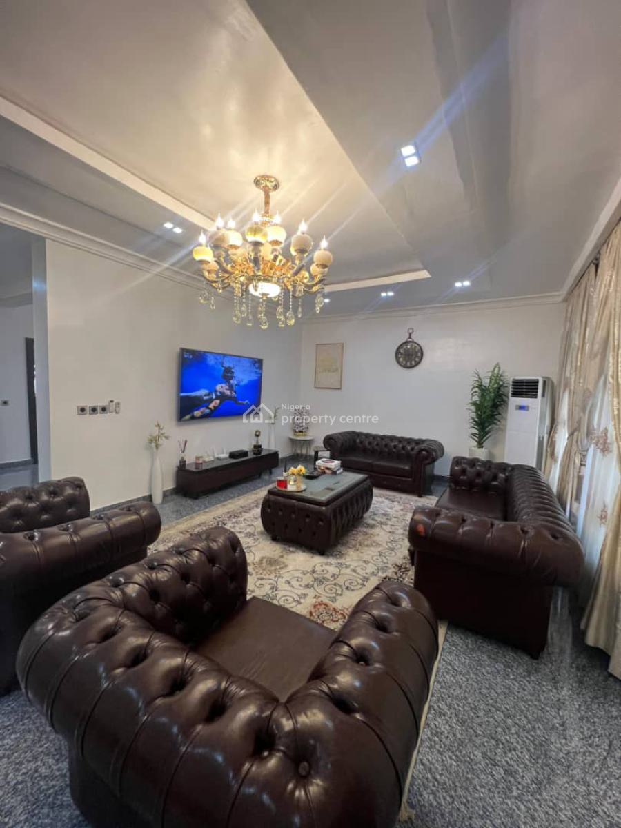 a Pristine and Luxury Furnished and Finished 4 Bedroom Terrace with Bq, Diplomatic Zone, Katampe Extension, Katampe, Abuja, Terraced Duplex for Rent