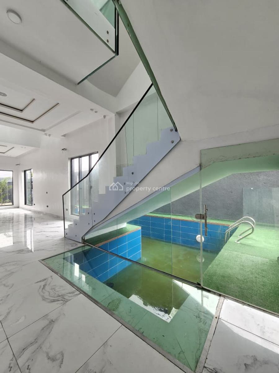 Spacious 5 Bedrooms Fully Detached Duplex with Bq, Cinema, Elevator, Osapa London, Lekki, Lagos, Detached Duplex for Sale