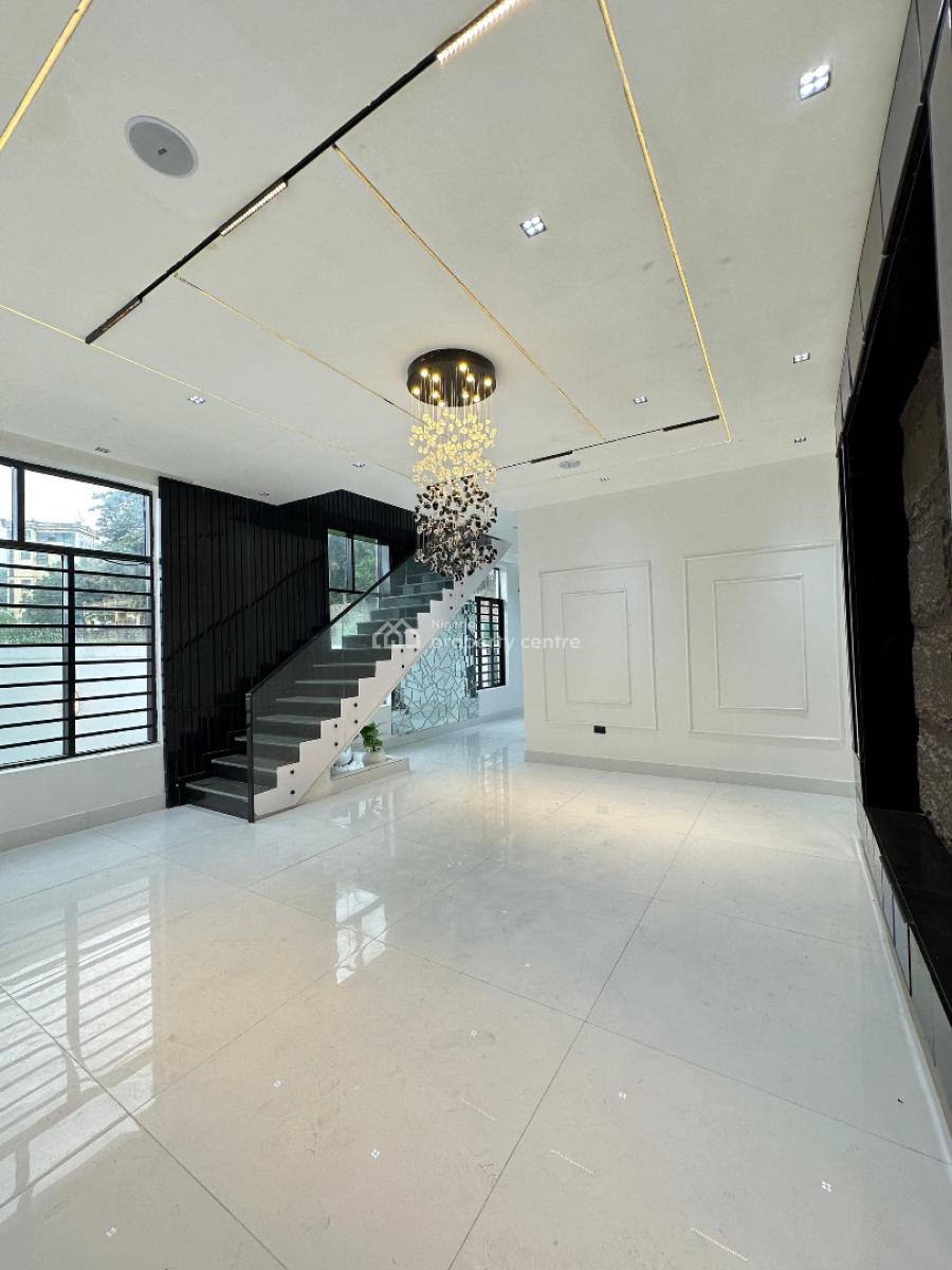 Contemporary Spacious 5 Bedroom Detached Duplex with Bq and Pool, Chevron, Lekki, Lagos, Detached Duplex for Sale