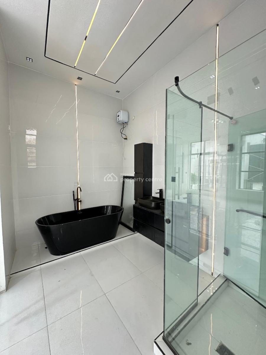 Contemporary Spacious 5 Bedroom Detached Duplex with Bq and Pool, Chevron, Lekki, Lagos, Detached Duplex for Sale