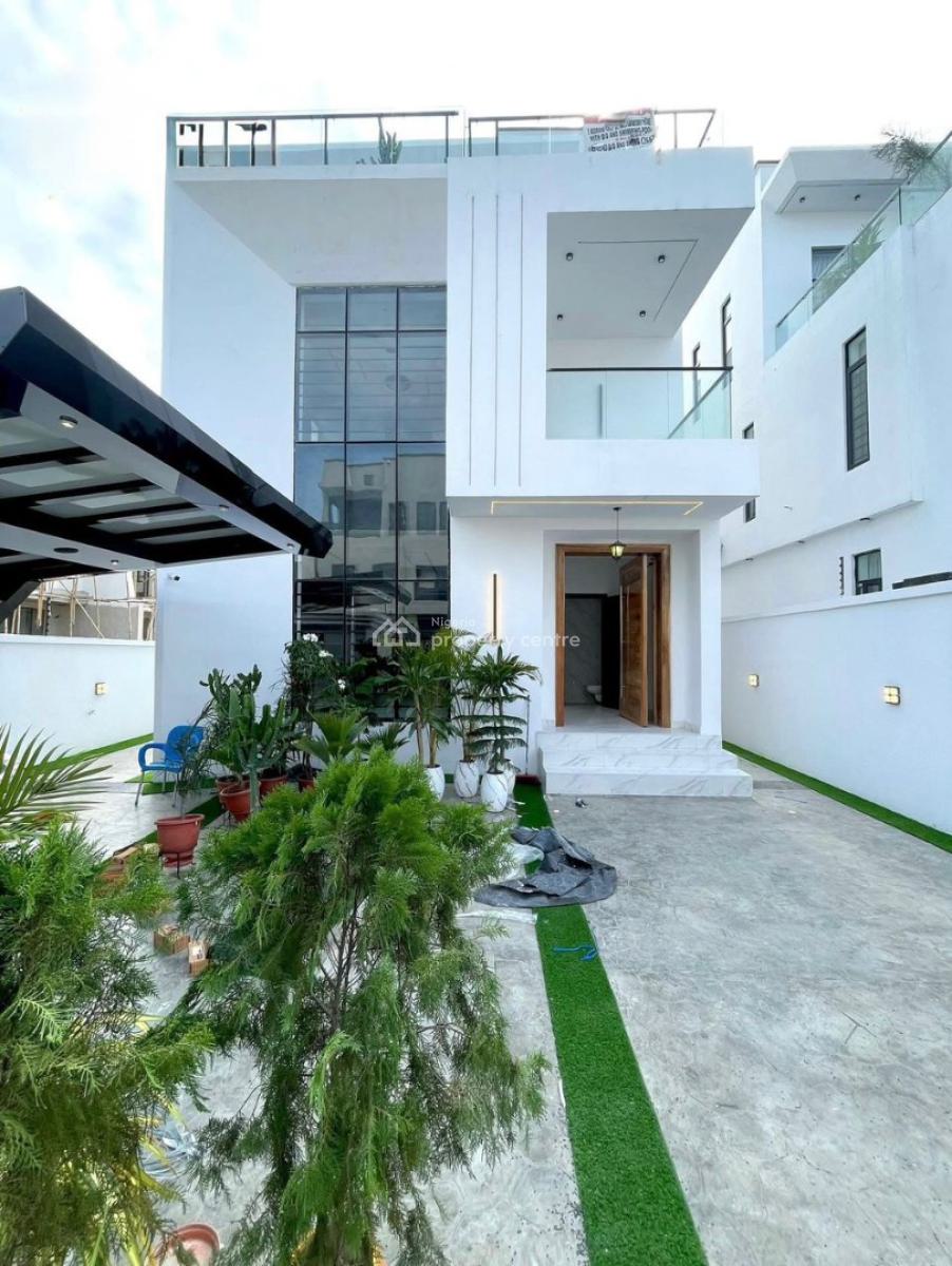 Contemporary 5 Bedroom Fully Detached Duplex with S-pool, Cinema, Etc, Chevron, Lekki, Lagos, Detached Duplex for Sale
