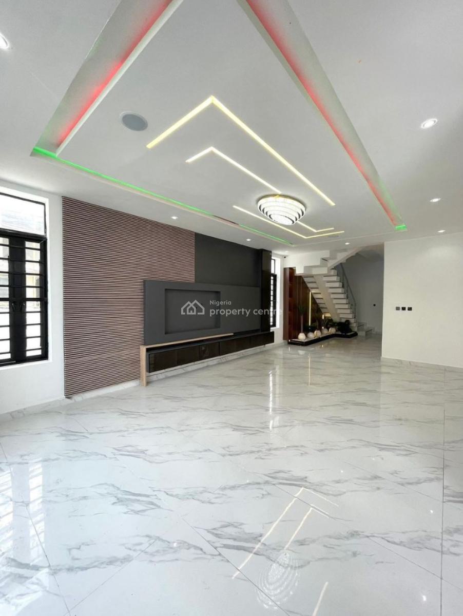 Contemporary 5 Bedroom Fully Detached Duplex with S-pool, Cinema, Etc, Chevron, Lekki, Lagos, Detached Duplex for Sale