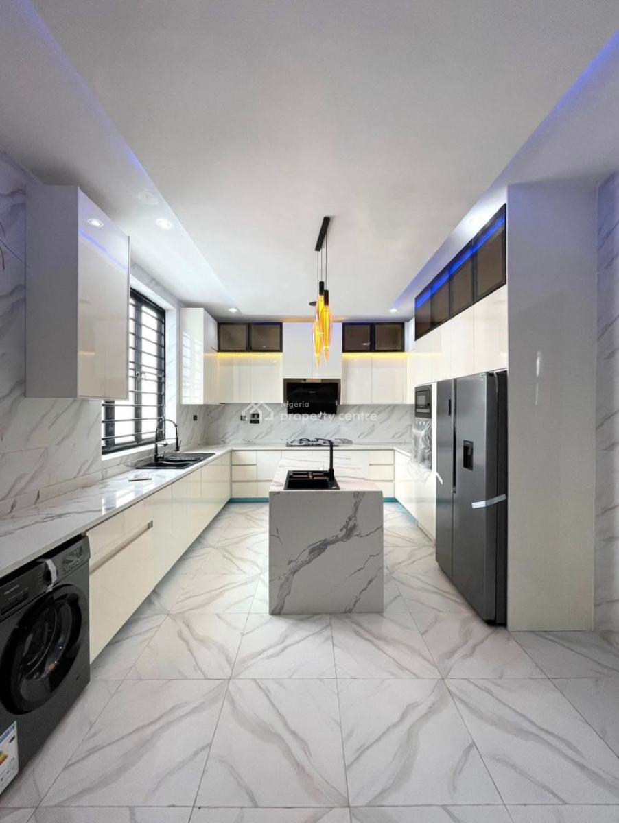 Contemporary 5 Bedroom Fully Detached Duplex with S-pool, Cinema, Etc, Chevron, Lekki, Lagos, Detached Duplex for Sale