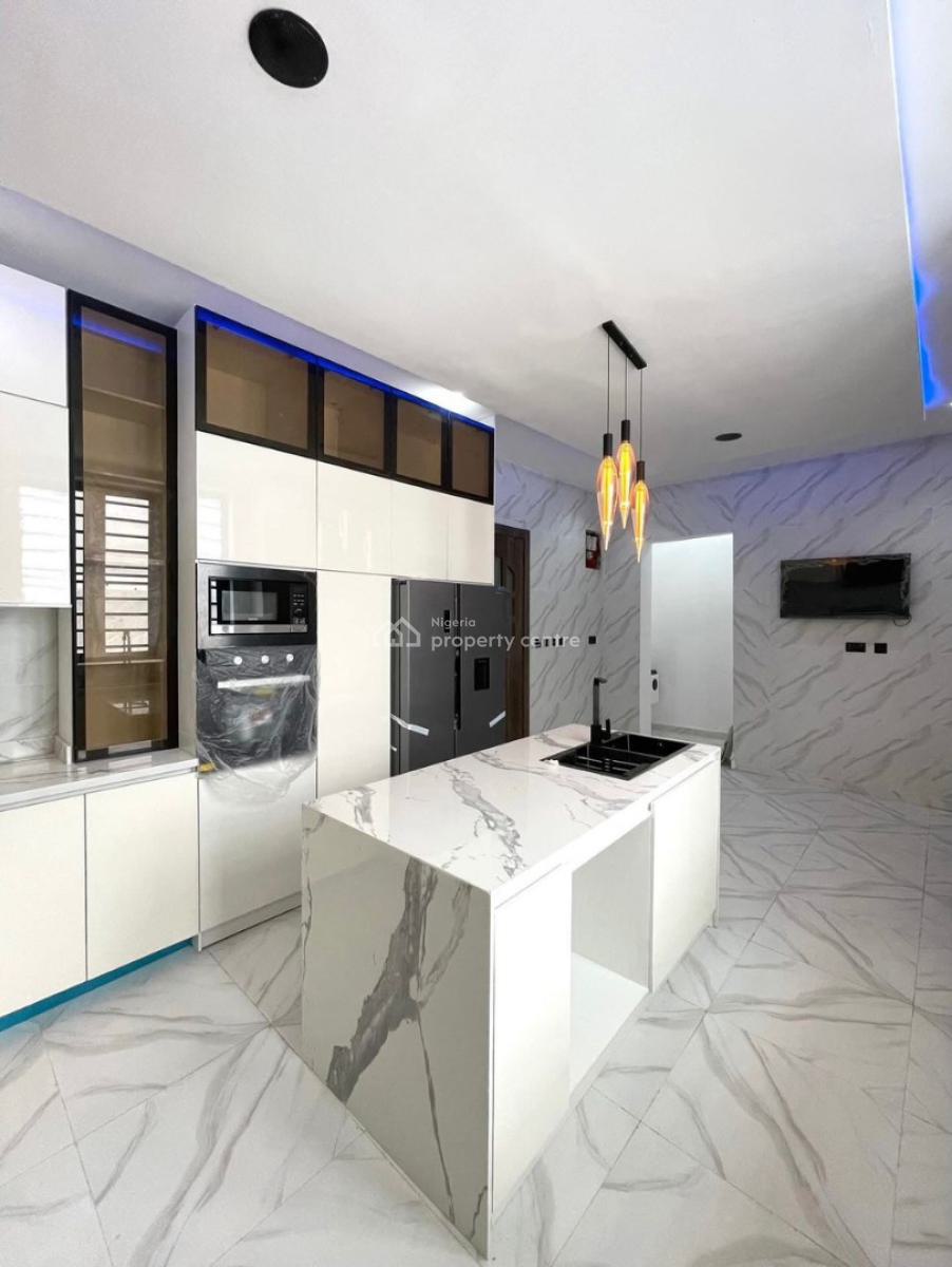 Contemporary 5 Bedroom Fully Detached Duplex with S-pool, Cinema, Etc, Chevron, Lekki, Lagos, Detached Duplex for Sale