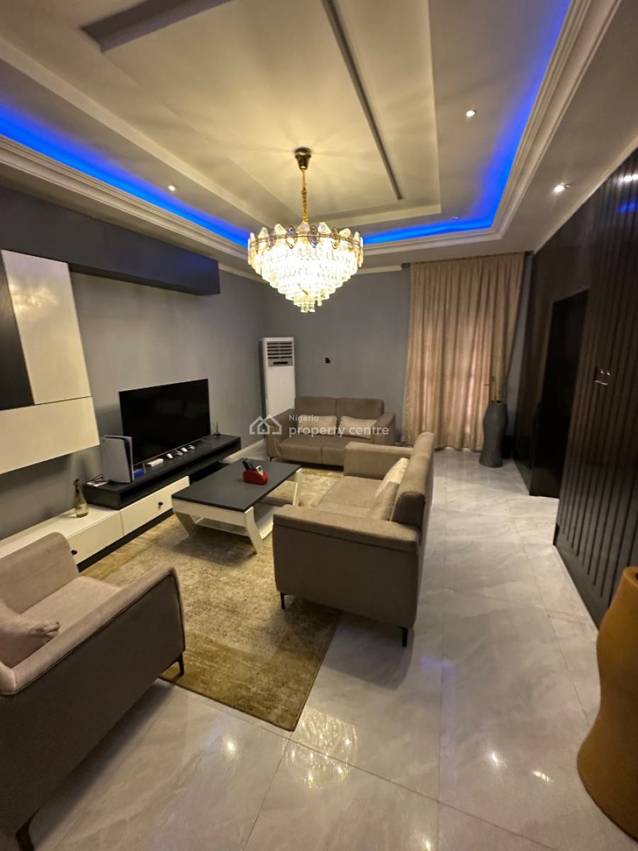 Luxury 4 Bedroom Furnished Apartment in a Decent Neighborhood, Katampe Main Tarred Road, Katampe, Abuja, Terraced Duplex Short Let