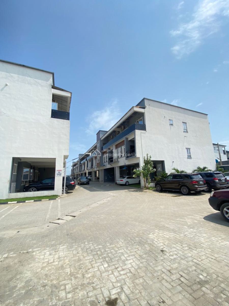 Spacious 3 Bedroom Terrace Duplex with Bq, Ikate, Lekki, Lagos, Terraced Duplex for Rent