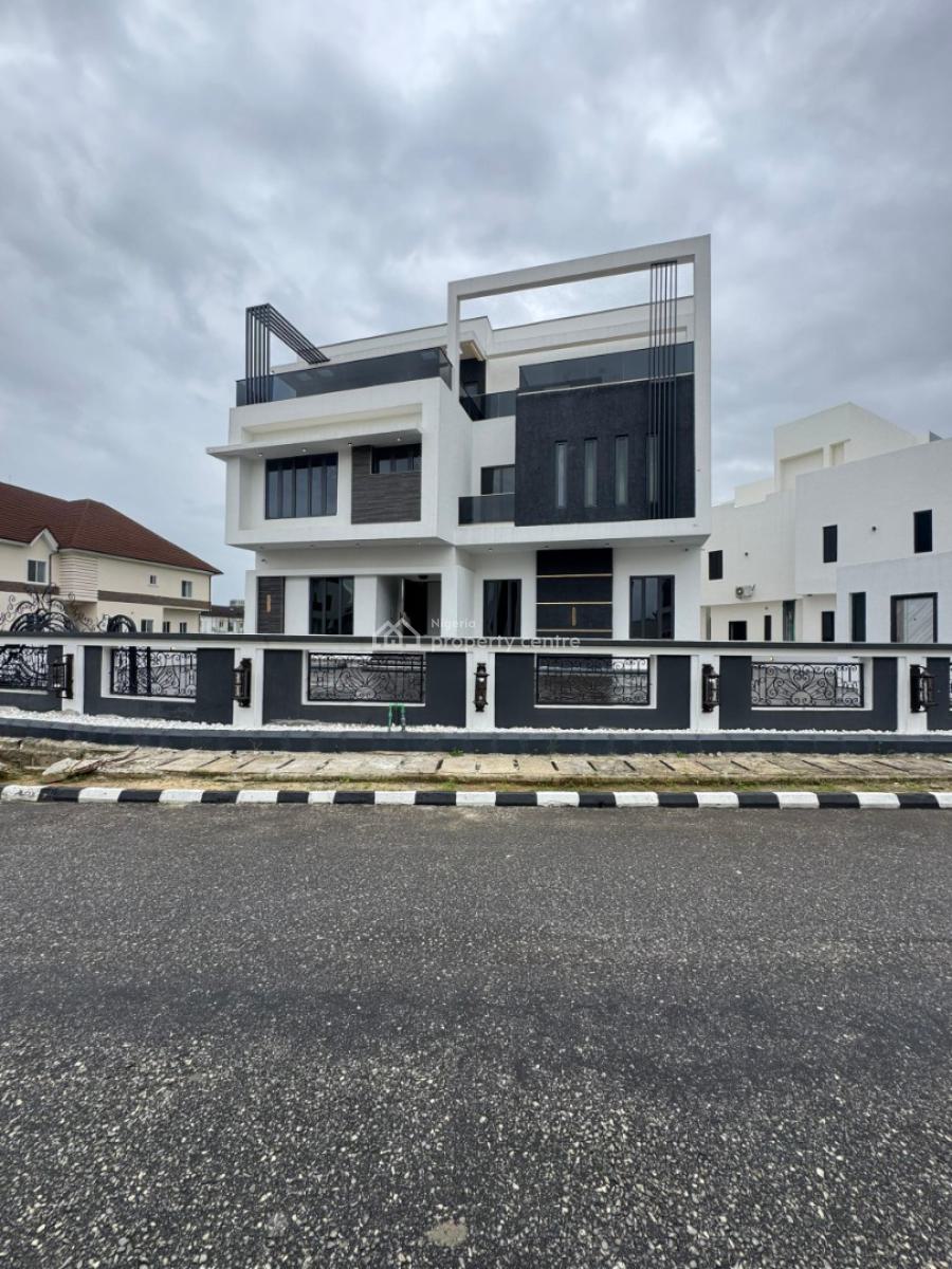 Gigantic 6 Bedroom Detached Duplex with Spacious En-suite Rooms ,open, Pinnock Beach Estate, Osapa, Lekki, Lagos, Detached Duplex for Sale