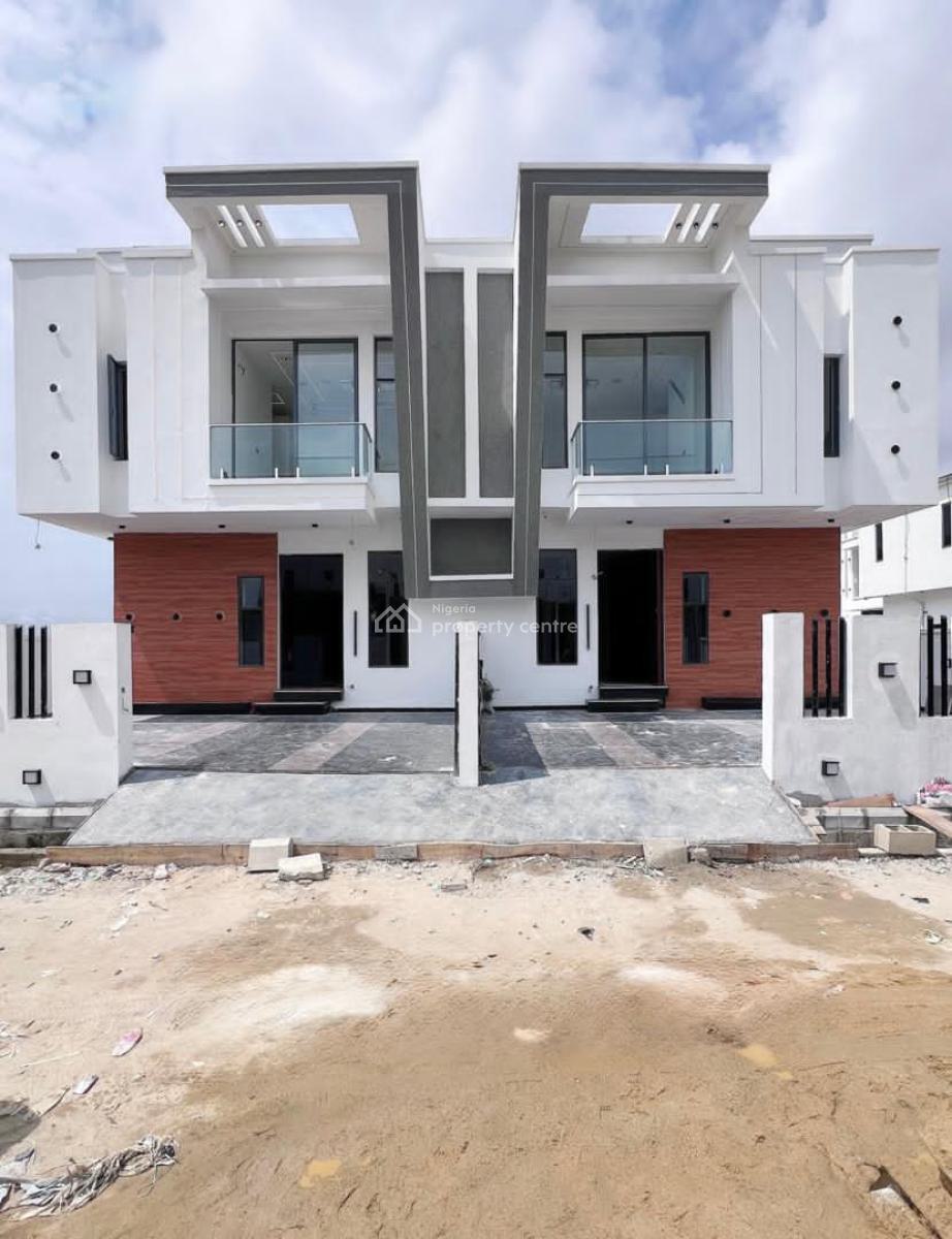 Most Affordable 4 Bedroom Semi-detached Duplex with Bq Suitable, Ajah, Lagos, Semi-detached Duplex for Sale