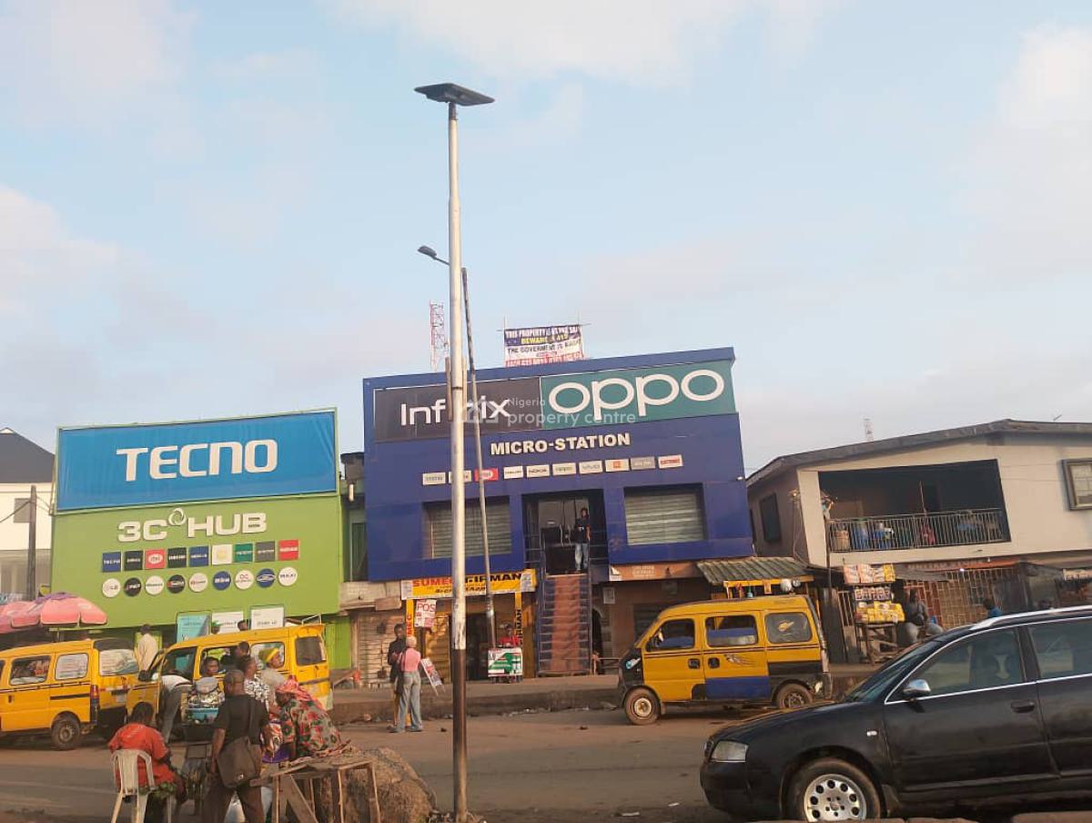 Commercial Plot of Land Facing The Main Road, Iyana Ipaja Junction, Iyana Ipaja, Ipaja, Lagos, Commercial Land for Sale