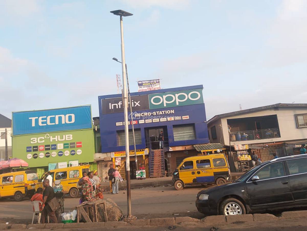 Commercial Plot of Land Facing The Main Road, Iyana Ipaja Junction, Iyana Ipaja, Ipaja, Lagos, Commercial Land for Sale