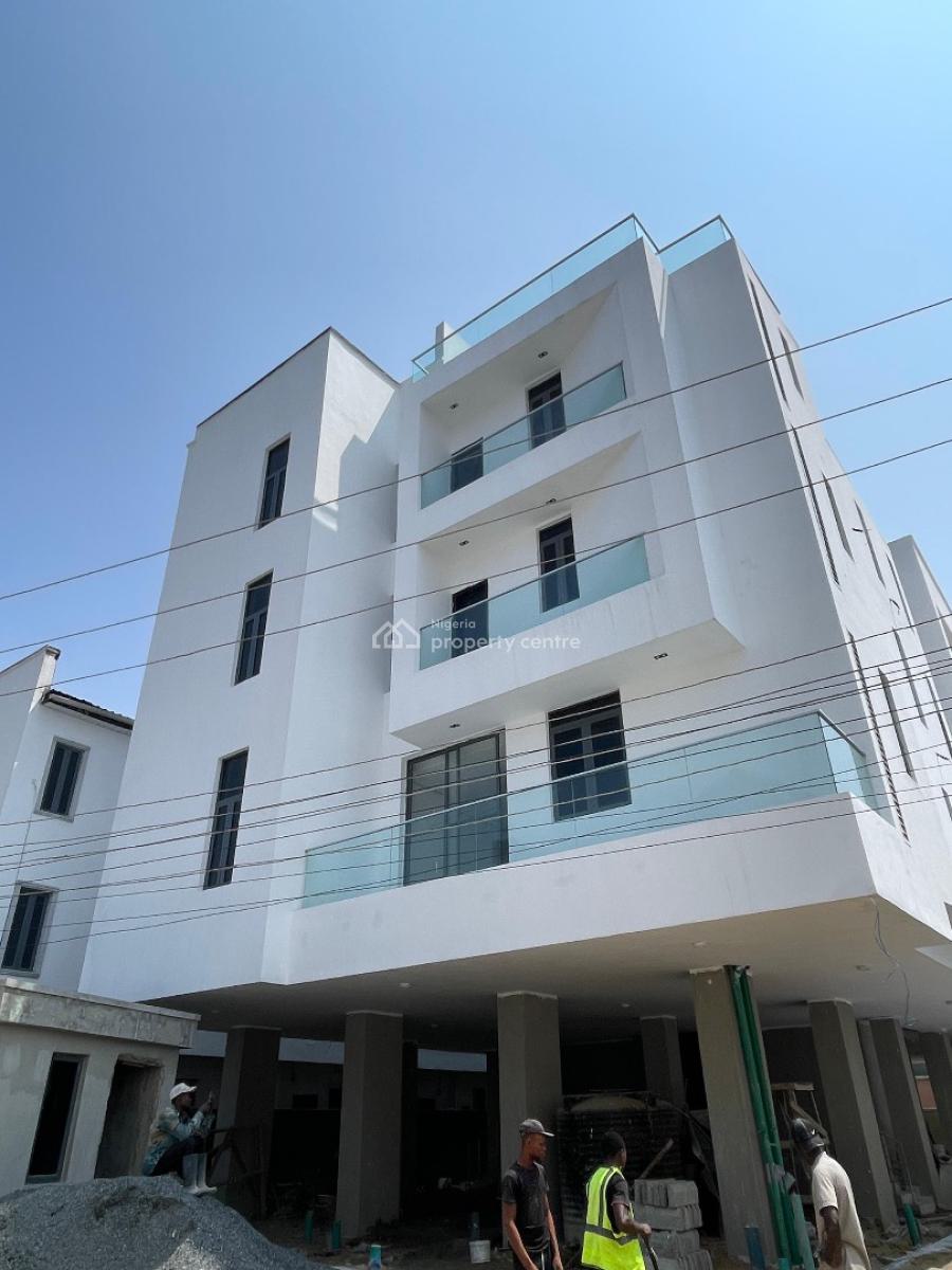 Luxurious 1 Bedroom Apartment with Bq and in a Secured Estate., Ologolo, Lekki, Lagos, Flat / Apartment for Sale