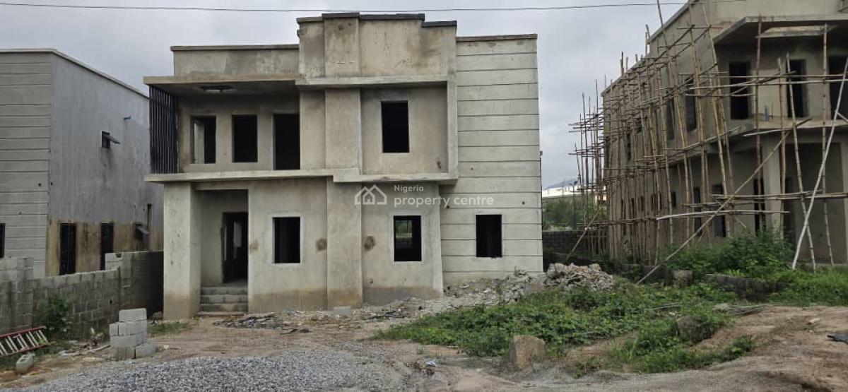 Solidly Built 4 Bedroom Detached Duplex with Bq Carcass, Karsana, Abuja, Detached Duplex for Sale