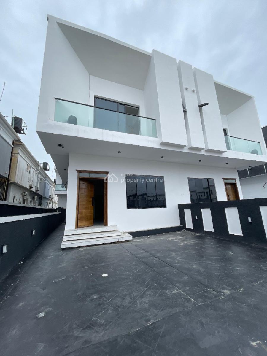 Beautiful 4 Bedroom Detached Duplex with Bq, and in a Secured Estate., Lekki, Lekki, Lagos, Semi-detached Duplex for Sale