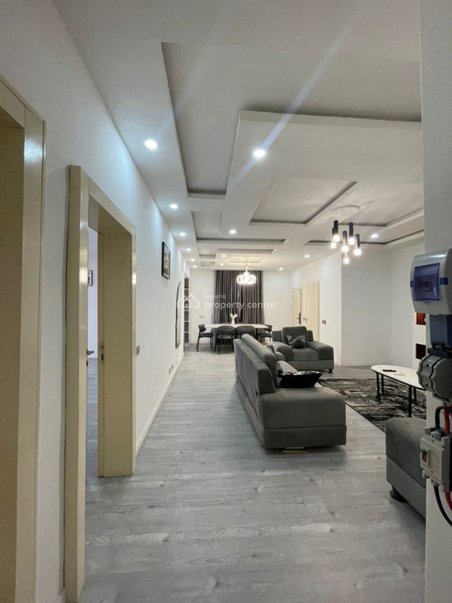 Nicely Furnished 3 Bedroom Apartment with Waterview & Solar, Osborne 2 Estate, Osborne, Ikoyi, Lagos, Flat / Apartment for Rent