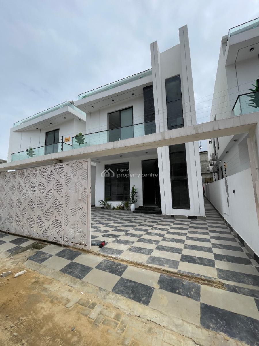 Stunning 4 Bedroom Detached Duplex with Bq, and in a Secured Estate., Lekki, Lekki, Lagos, Detached Duplex for Sale