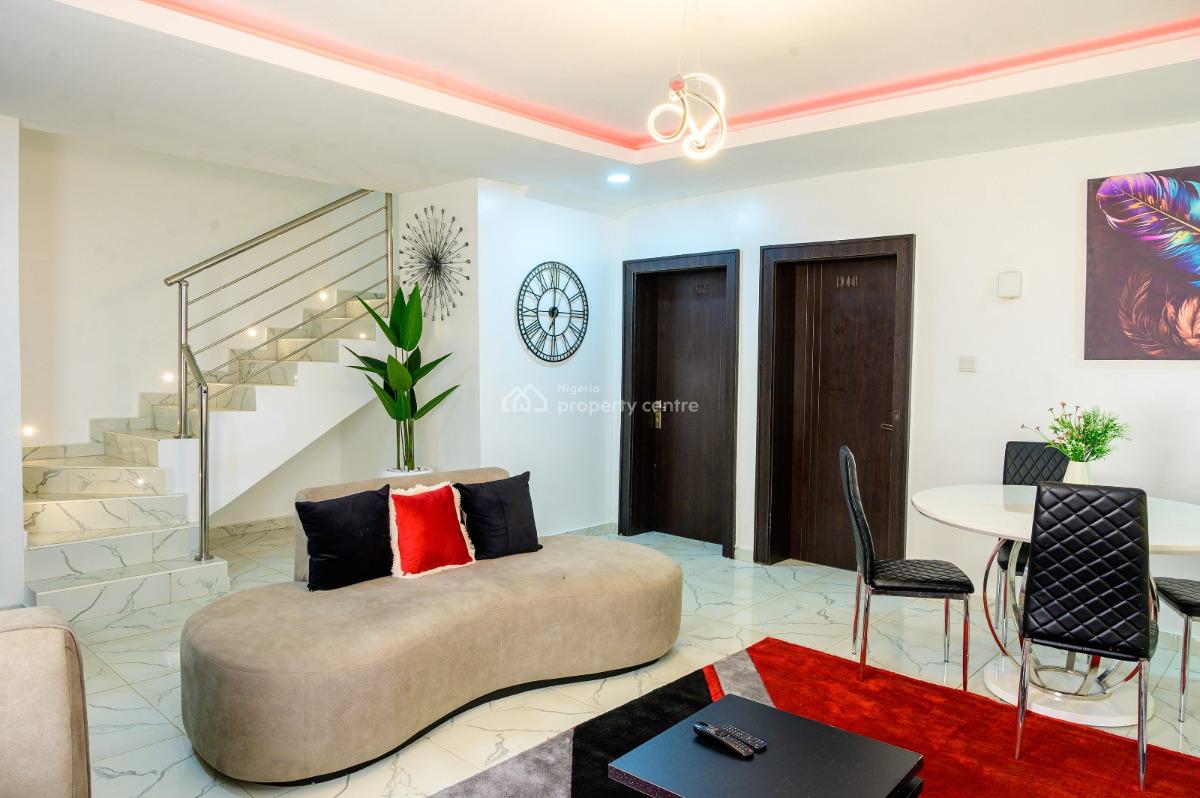 Brains & Hammers Estate -- Spacious 4-bedroom, 2 Living Rooms, Brains and Hammers City, Life Camp, Abuja, Semi-detached Duplex Short Let