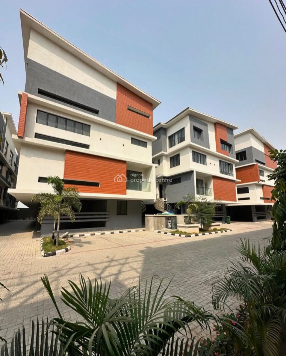Large 4 Bedroom Townhouse in a Serviced Estate, Off Freedom Way, Lekki Phase 1, Lekki, Lagos, House for Rent