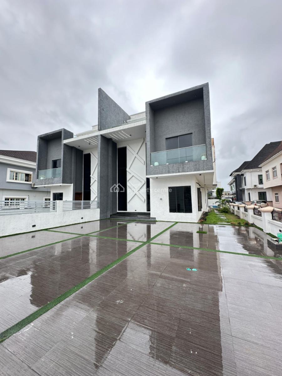 Exclusive 5 Bedroom Semi-detached Duplex with Bq, 2 Floors, Rooftop &, Osapa, Lekki, Lagos, Semi-detached Duplex for Sale