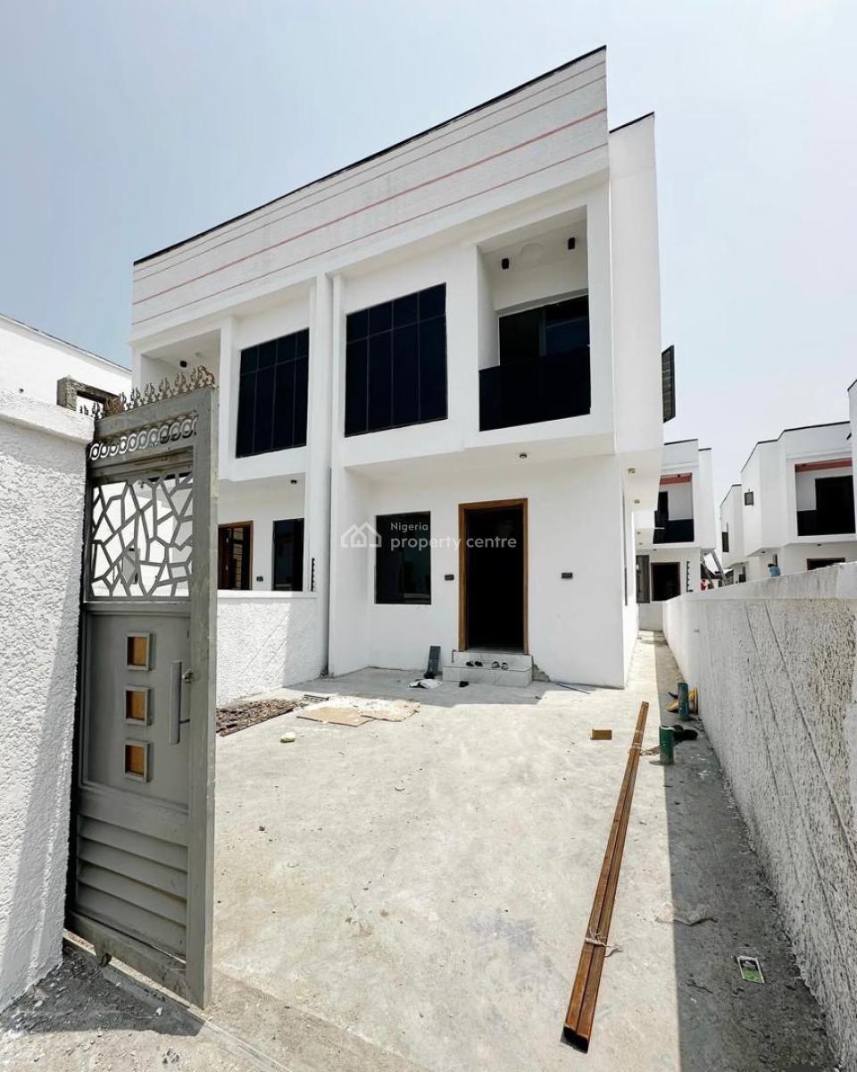 Contemporary 4 Bedroom Semi Detached Duplex & Bq in Secure Estate, Ikota, Lekki, Lagos, Semi-detached Duplex for Sale