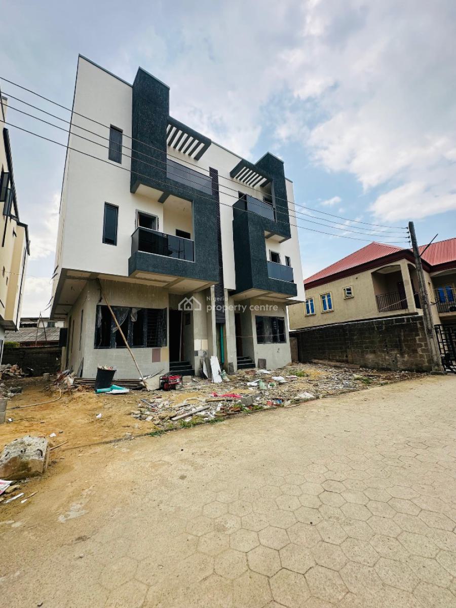 Newly Built 4 Bedroom Semi Detached Duplex with Bq, Alausa, Ikeja, Lagos, Semi-detached Duplex for Sale