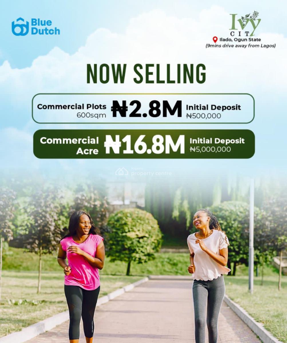 Dry  Estate Land, Ivy City, Ilado, Ijebu -ode Road, Ijebu East, Ogun, Mixed-use Land for Sale