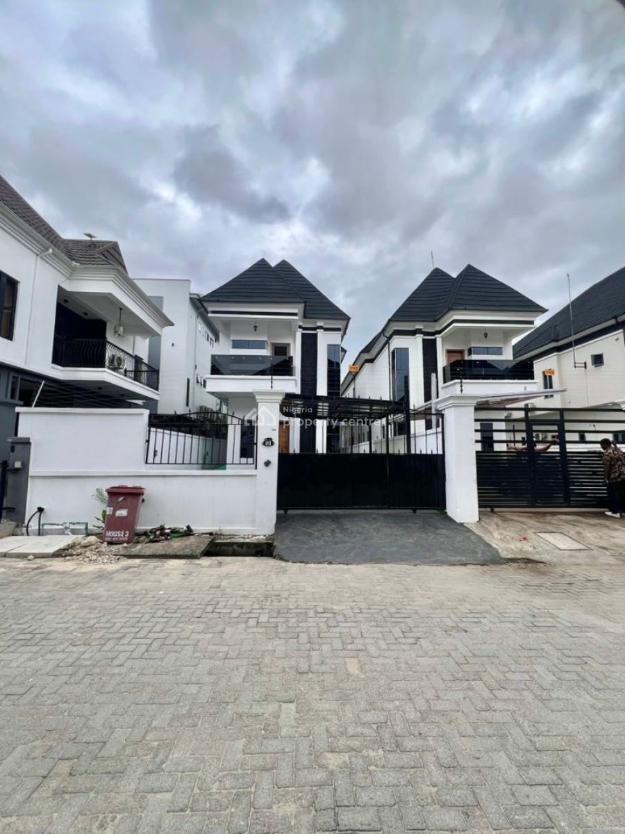 Newly Built 5 Bedroom Fully Detached Duplex with a Bq, Chevron, Lekki, Lagos, Detached Duplex for Sale