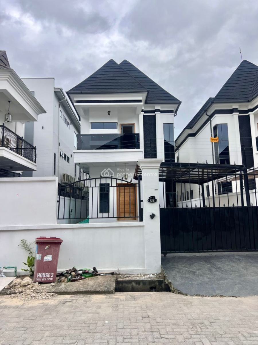 Newly Built 5 Bedroom Fully Detached Duplex with a Bq, Chevron, Lekki, Lagos, Detached Duplex for Sale