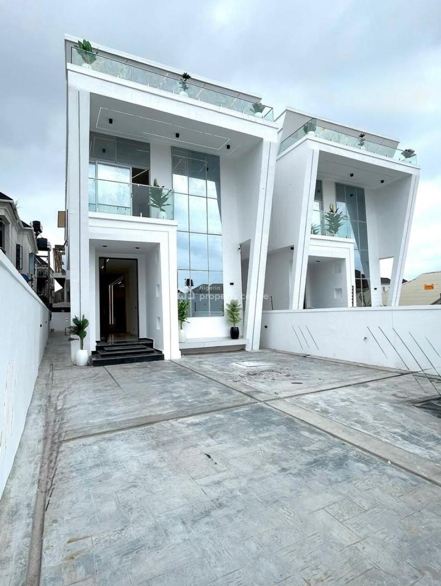 Contemporary 5 Bedroom Fully Detached Duplex with Swimming Pool, Ologolo, Lekki, Lagos, Detached Duplex for Sale