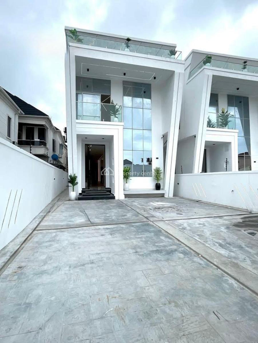 Contemporary 5 Bedroom Fully Detached Duplex with Swimming Pool, Ologolo, Lekki, Lagos, Detached Duplex for Sale