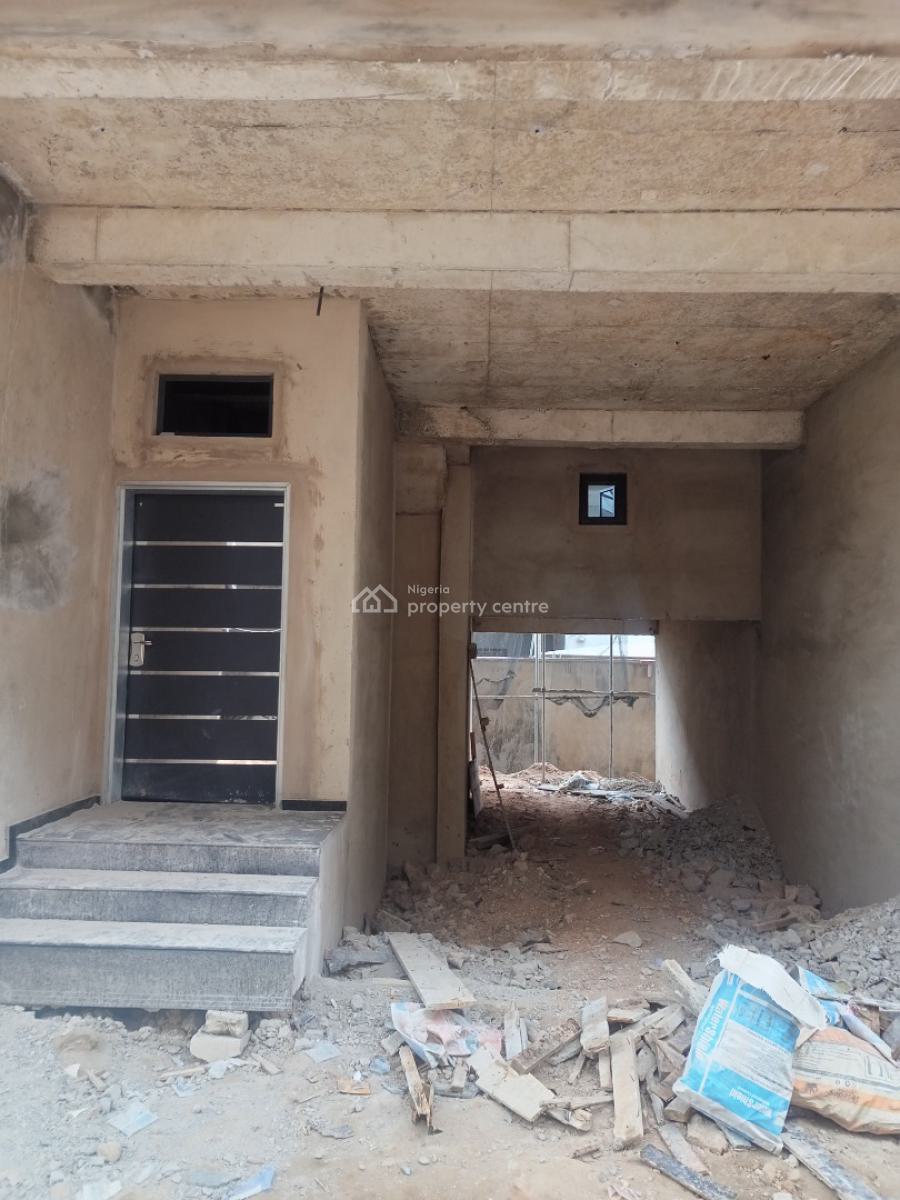 Newly Built Carcass 4 Bedroom Townhouses with a Bq, Medina Estate, Medina, Gbagada, Lagos, Terraced Duplex for Sale