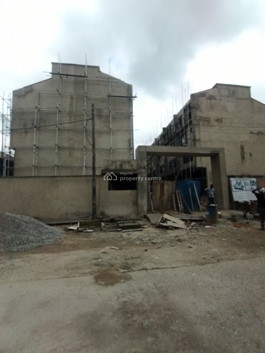 Newly Built Carcass 4 Bedroom Townhouses with a Bq, Medina Estate, Medina, Gbagada, Lagos, Terraced Duplex for Sale