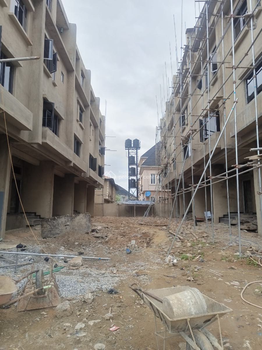 Newly Built Carcass 4 Bedroom Townhouses with a Bq, Medina Estate, Medina, Gbagada, Lagos, Terraced Duplex for Sale