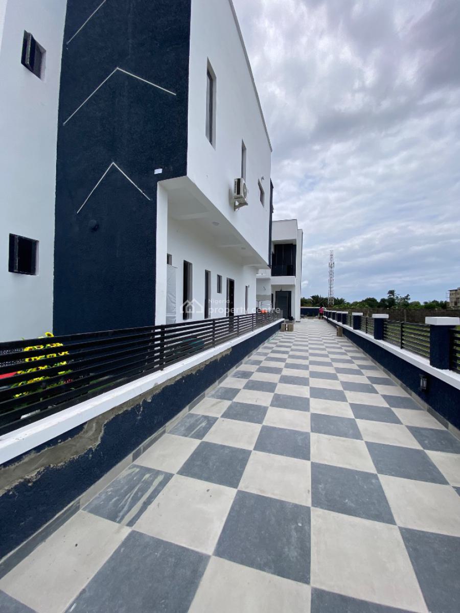 Newly Built 4bedroom Duplex Comes with Swimming Pool and Bq, Gated Estate on Shop Rite Road, Sangotedo, Ajah, Lagos, Detached Duplex for Rent