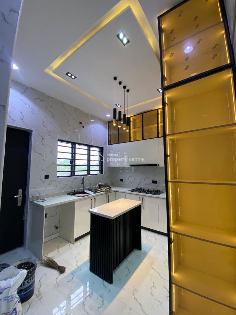 Newly Built 4bedroom Duplex Comes with Swimming Pool and Bq, Gated Estate on Shop Rite Road, Sangotedo, Ajah, Lagos, Detached Duplex for Rent